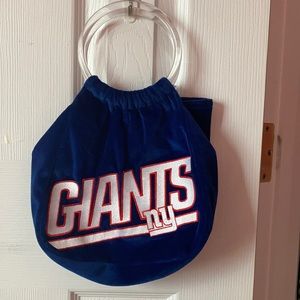 Velvety NY Giants purse